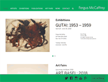 Tablet Screenshot of fergusmccaffrey.com